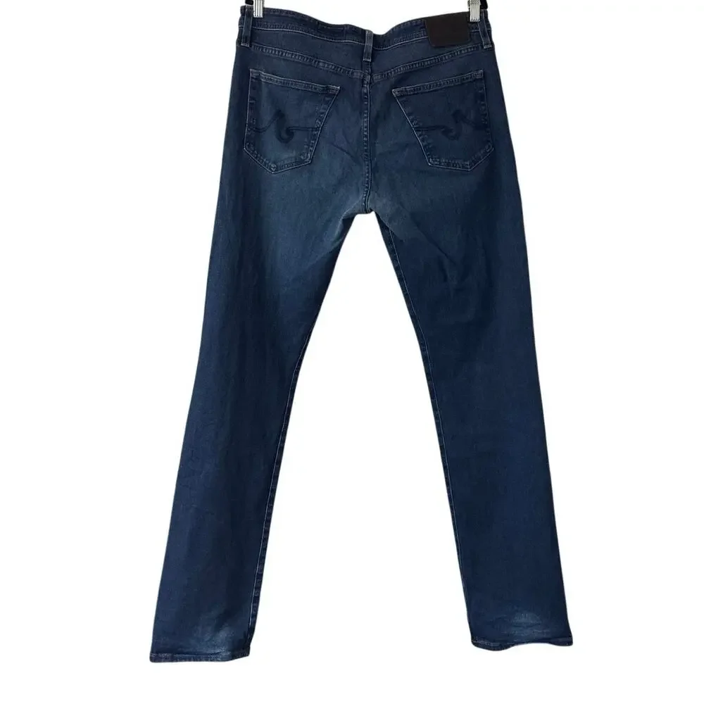 AG Adriano Goldschmied Jeans Mens 35x34 The Everett Slim Straight Dark Wash